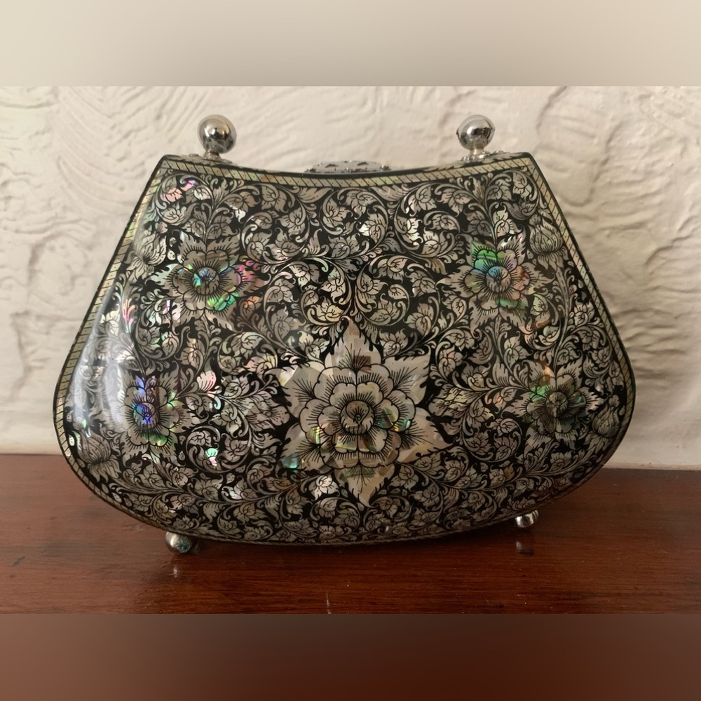 Mother of pearl clutch